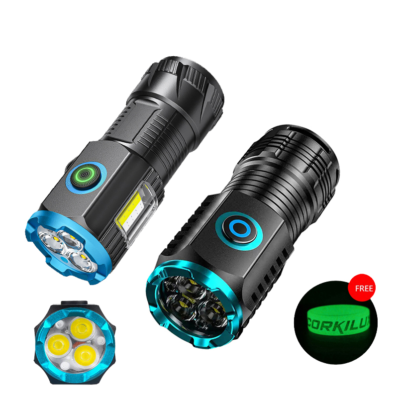 Edc Day Carry - Mini linternas Led de bolsillo recargables