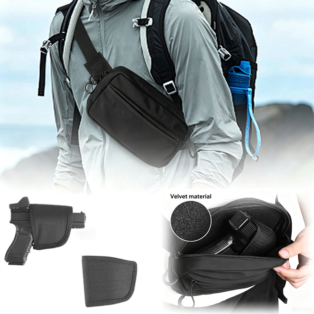 Edc Pistol Carry Bag - Riñonera táctica oculta con funda para