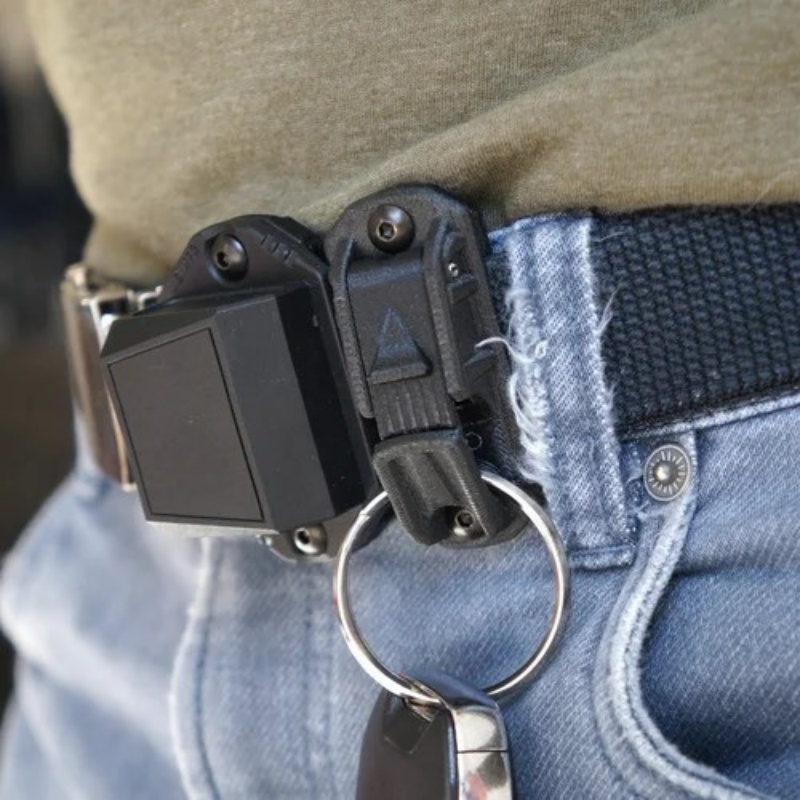 Edc Carry Pack - Clip multifuncional para cinturón de mochila,