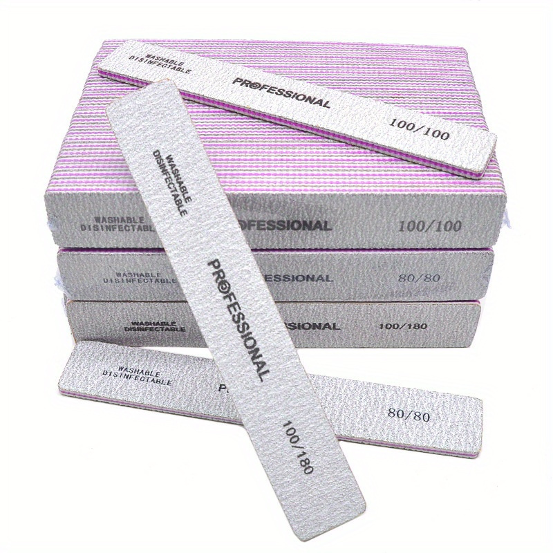 Nail File Titanium - Lima de uñas recta de grano