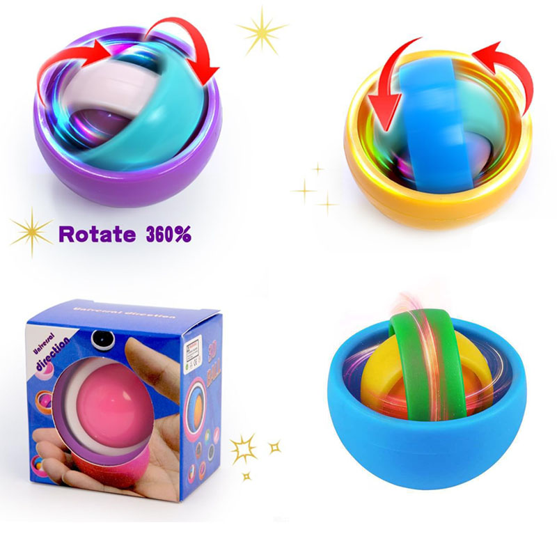 Fidget Spinner Bearing - Spinner Gyro Ball Infinite Flip, Juguete