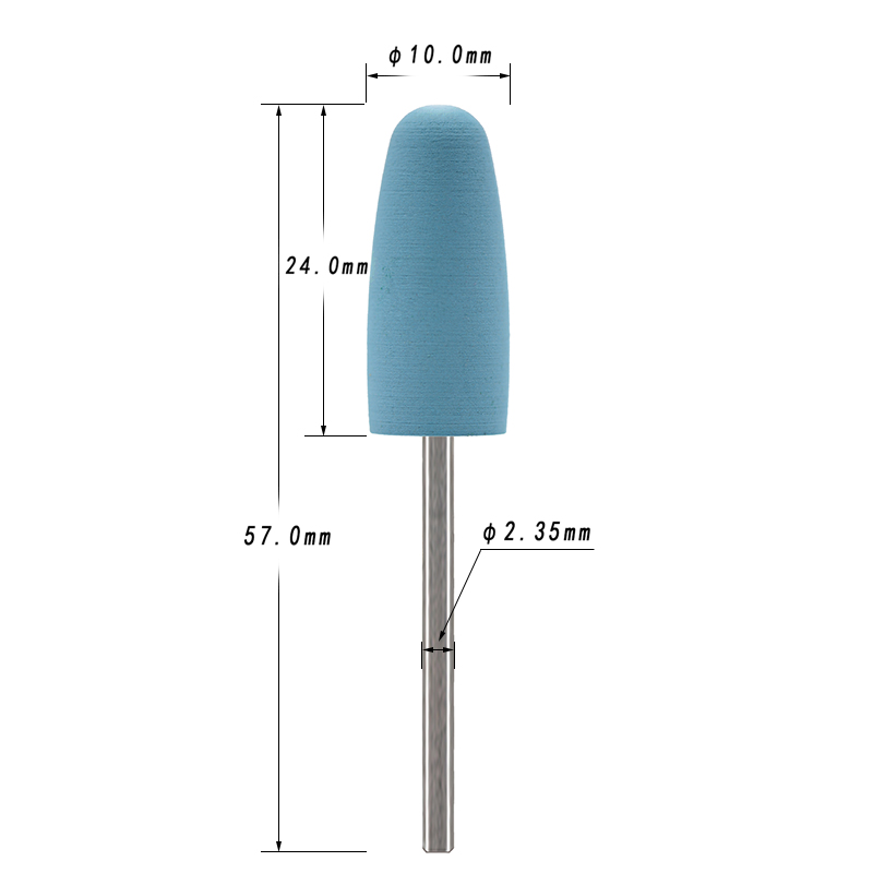 Juego de 5 brocas de silicona  - Nail File Titanium reseña y precio