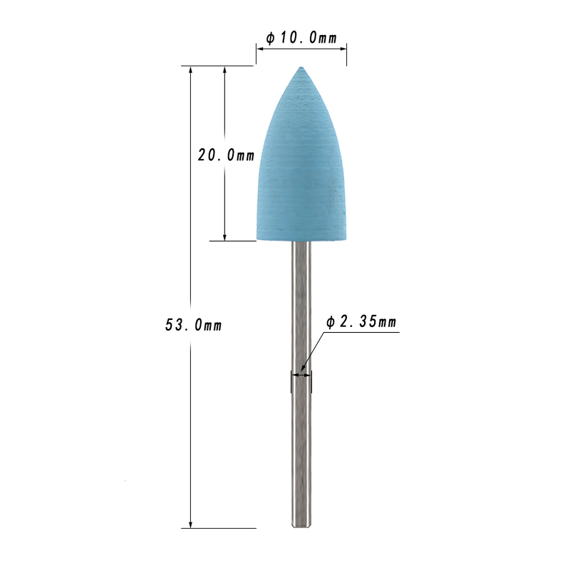 Juego de 5 brocas de silicona  - Nail File Titanium reseña y precio