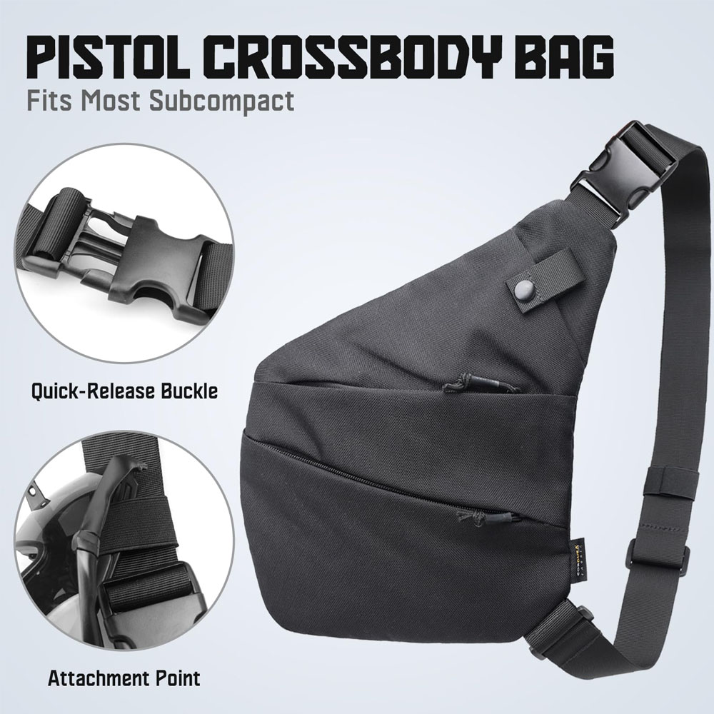 Bolsa de transporte táctica pa - Edc Pistol Carry Bag reseña y precio