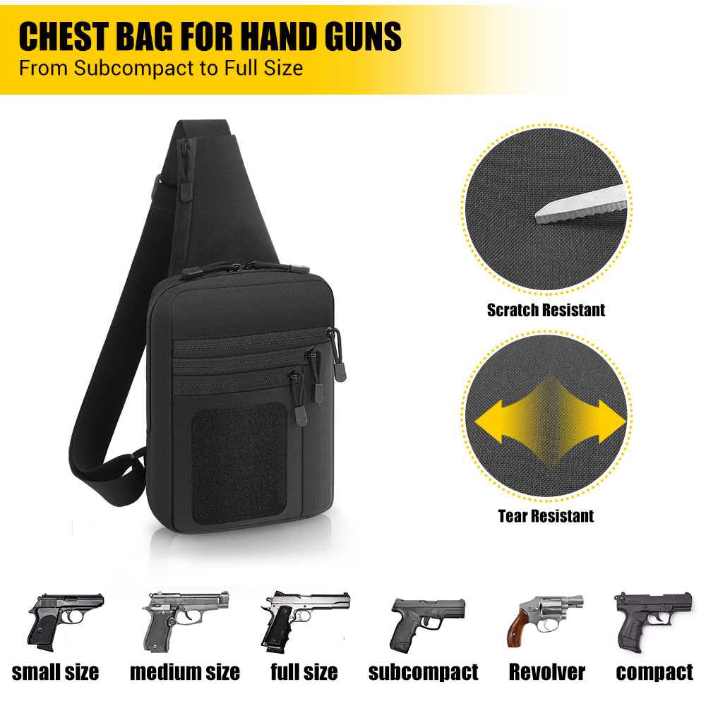 Bolsa táctica para pistola, fu - Edc Pistol Carry Bag reseña y precio