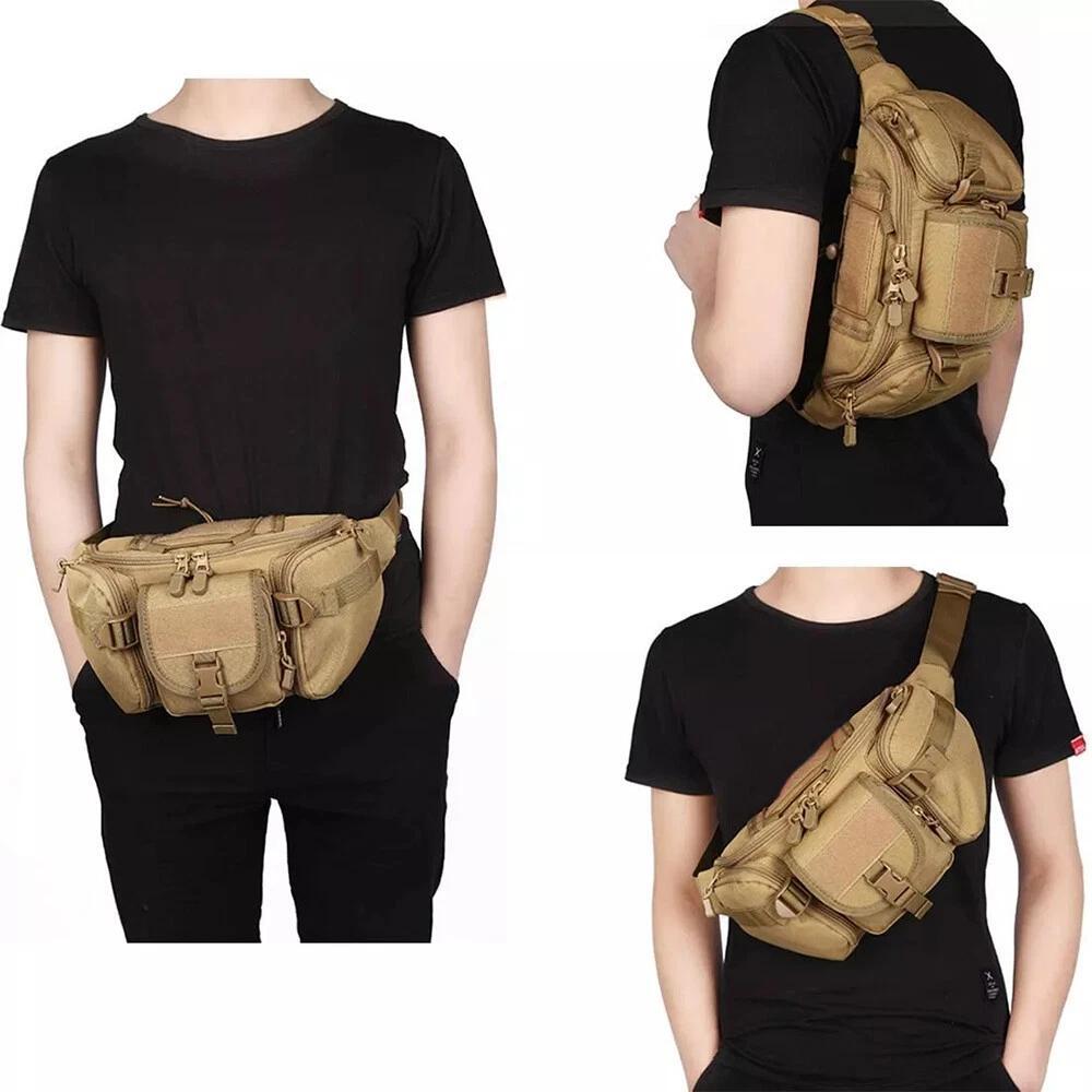 Riñonera táctica para hombre,  - Edc Pistol Carry Bag reseña y precio
