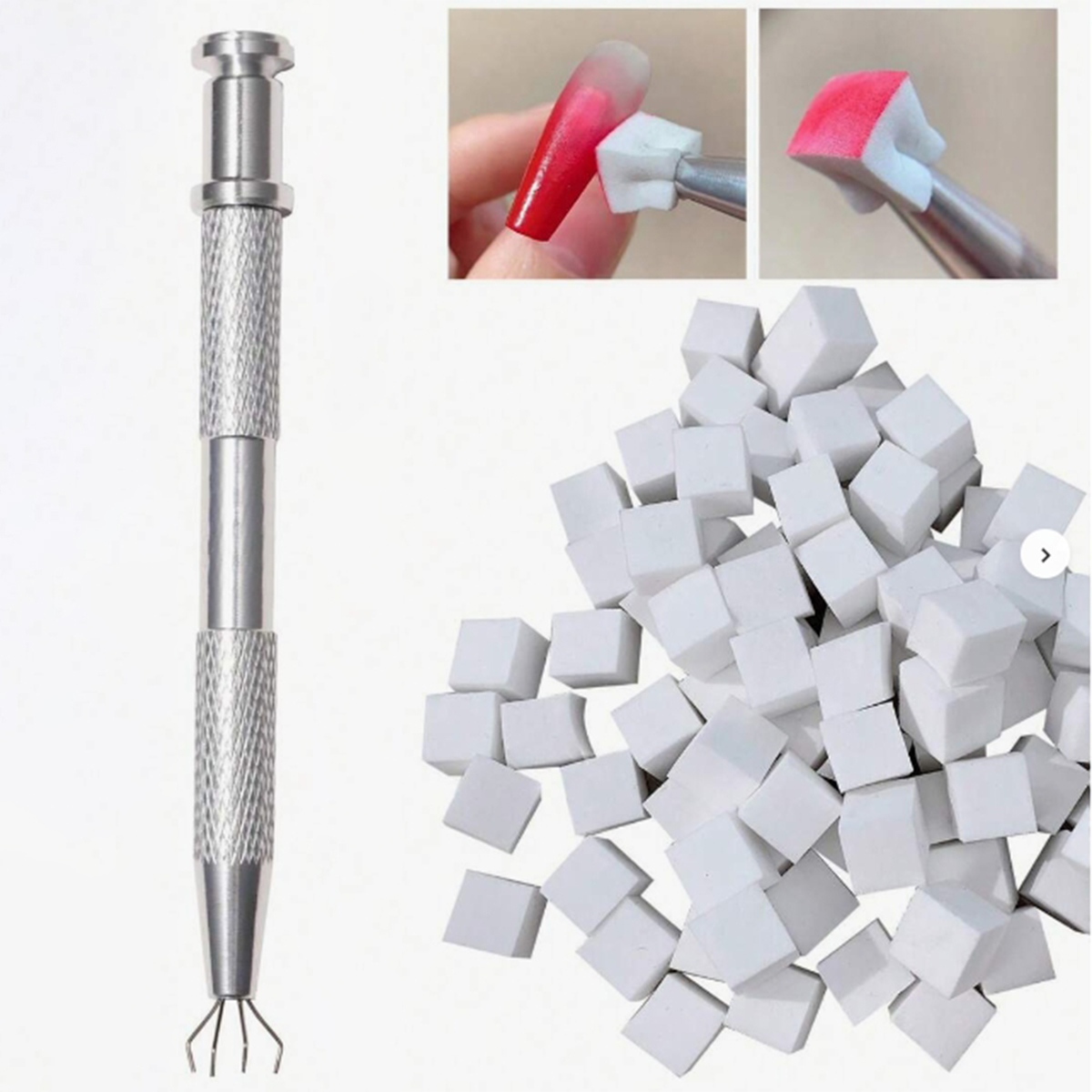 1 set de 100 unidades de algod - Nail File Titanium reseña y precio