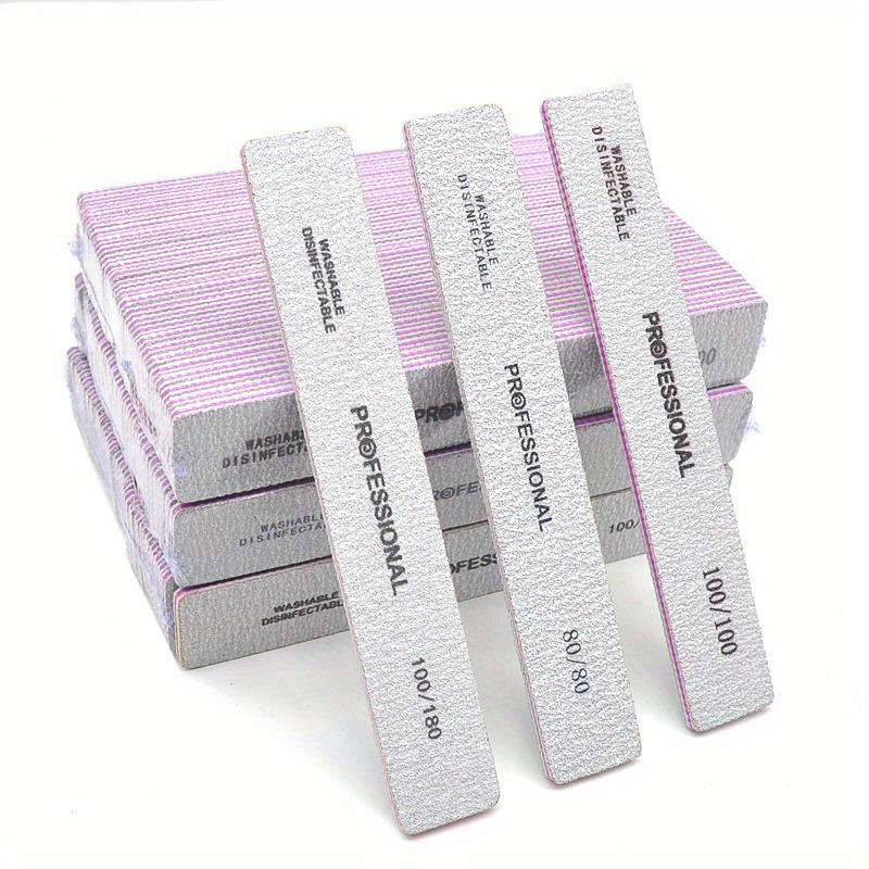 Lima de uñas recta de grano 80 - Nail File Titanium reseña y precio